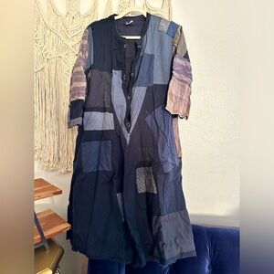 Magnolia Pearl Cotton Patchwork Jacket One Size Gently Worn 2/3 times